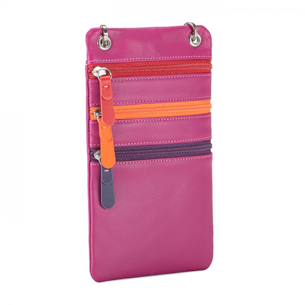 Mywalit Organiser con tripla zip da collo Sangria Multi Presa