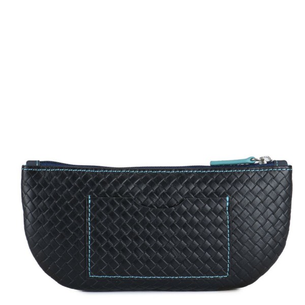 Mywalit Porta Occhiali Linea Embossed Nappa Black Pace Italia