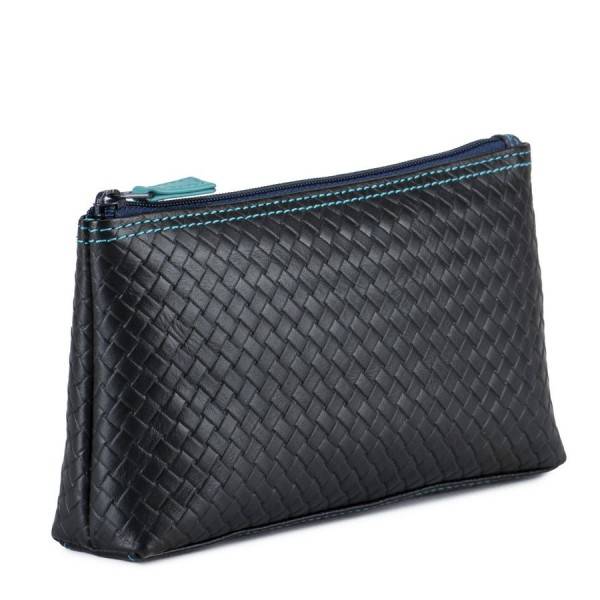 Mywalit Make-Up Case Piccolo Linea Embossed Nappa Black Pace Qualità