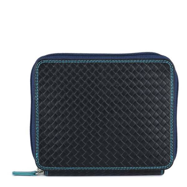 Mywalit Custodia Media Linea Embossed Nappa Black Pace