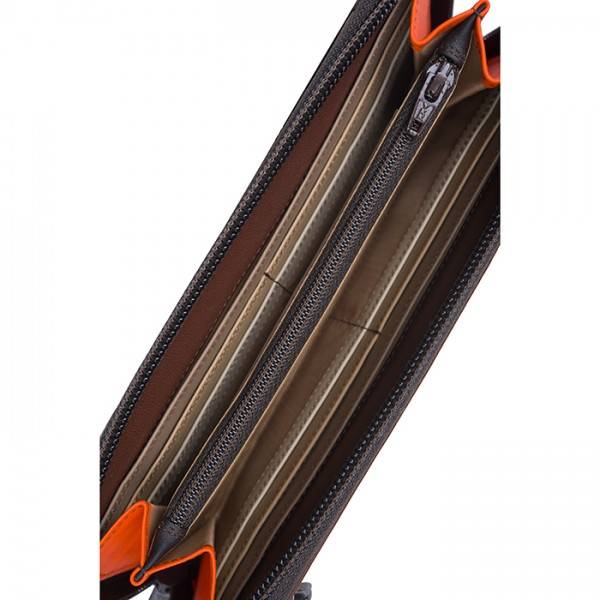 Mywalit Portafoglio con zip grande Cacao Vendita