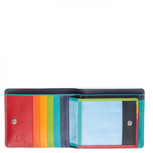 Mywalit Portafoglio da uomo grande con lente e protezione RFID Nappa Black Pace Italia
