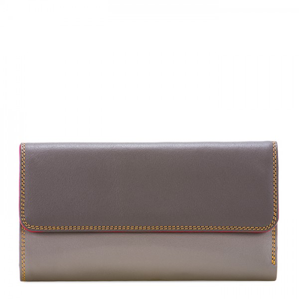 Mywalit Portafoglio a tre ante con zip Fumo Hotsell