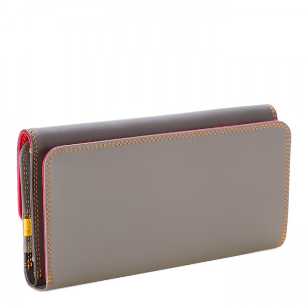Mywalit Portafoglio a tre ante con zip Fumo Hotsell