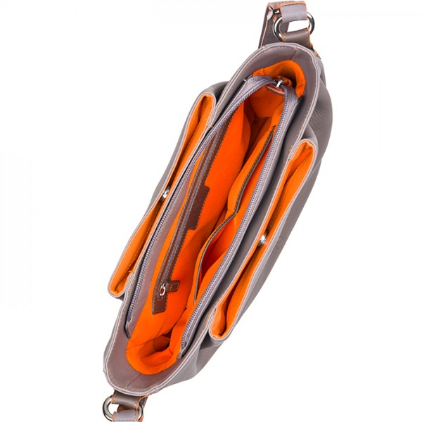 Mywalit Borsa hobo a tracolla Verona Fumo Saldi Di Fabbrica