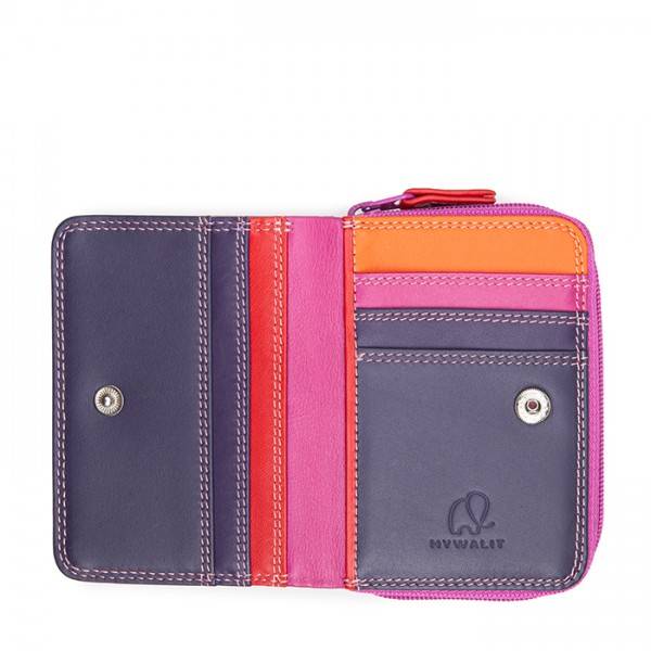 Mywalit Portafoglio con zip piccolo Sangria Multi Consegna Veloce