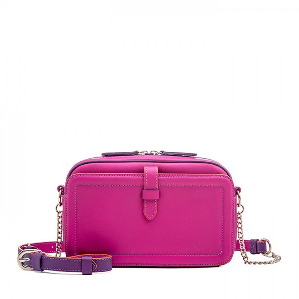 Mywalit Borsa a Tracolla in Pelle Piccola Sangria Multi