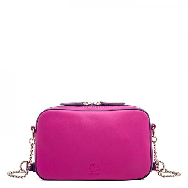 Mywalit Borsa a Tracolla in Pelle Piccola Sangria Multi Affare Del Giorno