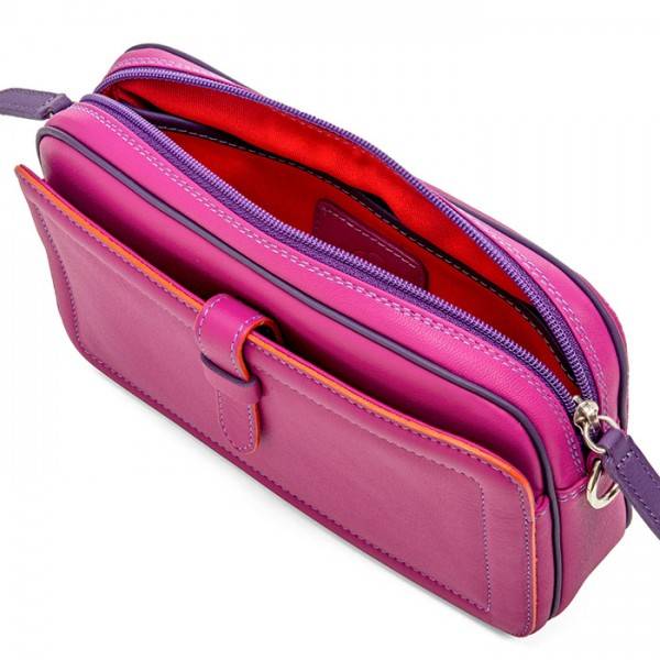 Mywalit Borsa a Tracolla in Pelle Piccola Sangria Multi Affare Del Giorno