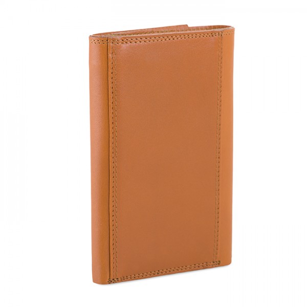 Mywalit Portafoglio da uomo Tri-fold con zip Marrone-Oliva Offerta settimanale