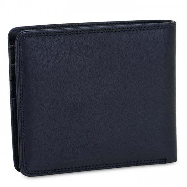 Mywalit Portafoglio da uomo con portamonete e tecnologia RFID Nappa Nero Pezzi Unici
