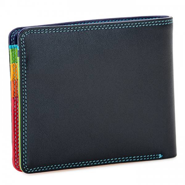 Mywalit Portafoglio da uomo con portamonete e tecnologia RFID Nappa Black Pace Soddisfazione Garantita
