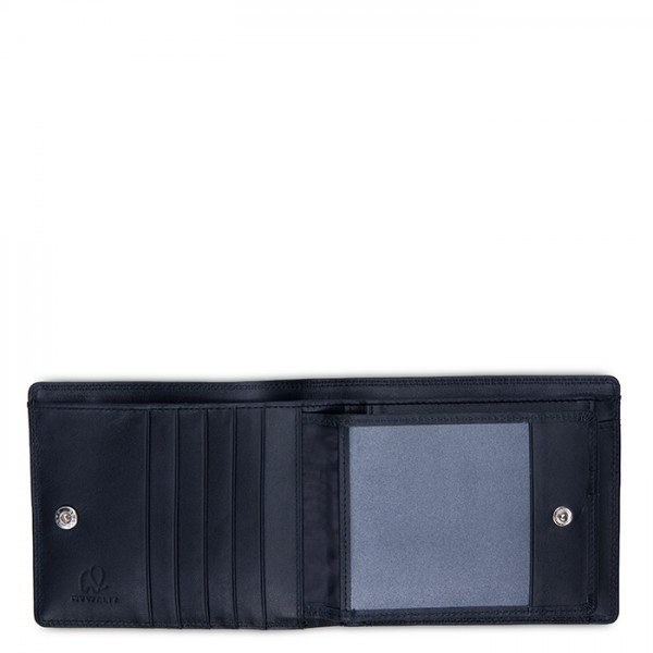 Mywalit Portafoglio da uomo grande con lente e protezione RFID Nappa Nero Acquista Ora