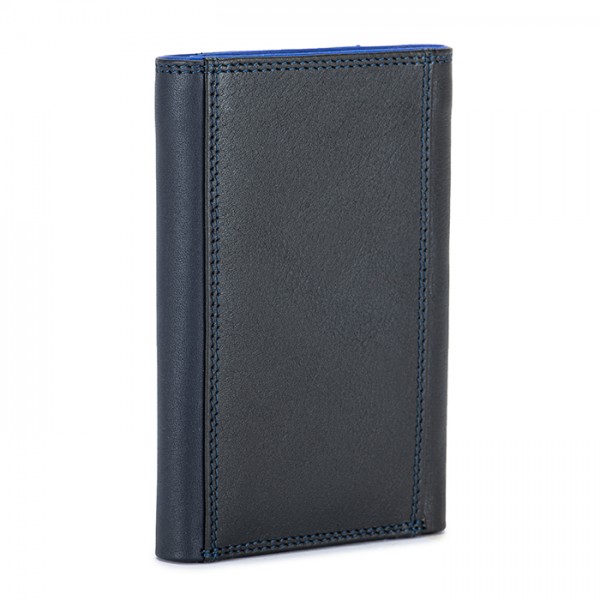 Mywalit Portafoglio da uomo Tri-fold con zip Nappa Midnight Promozione Limitata