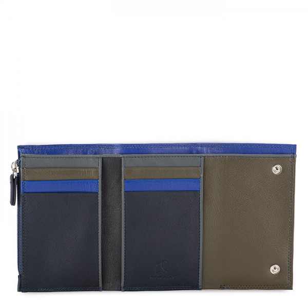 Mywalit Portafoglio da uomo Tri-fold con zip Nappa Midnight Promozione Limitata