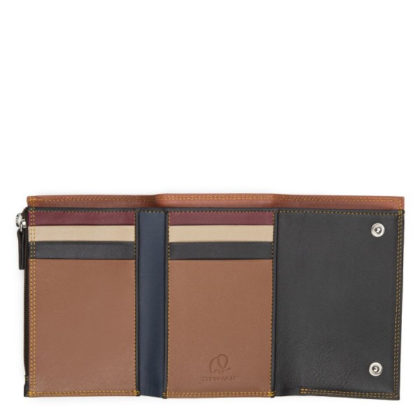 Mywalit Portafoglio da uomo Tri-fold con zip Nappa Bosco Fino Al -60%