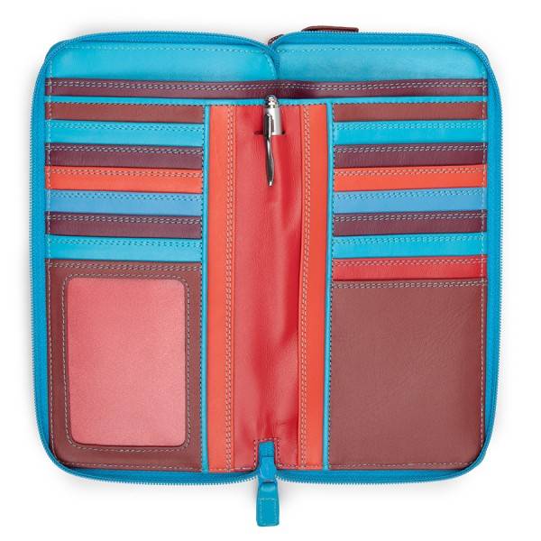 Mywalit Portafoglio con doppia zip grande Pompei Negozio