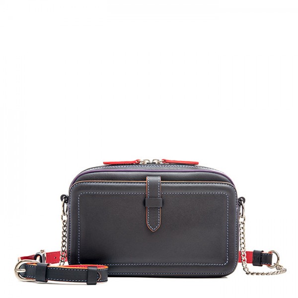 Mywalit Borsa a Tracolla in Pelle Piccola Black Pace Grande vendita