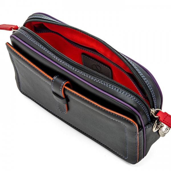 Mywalit Borsa a Tracolla in Pelle Piccola Black Pace Grande vendita