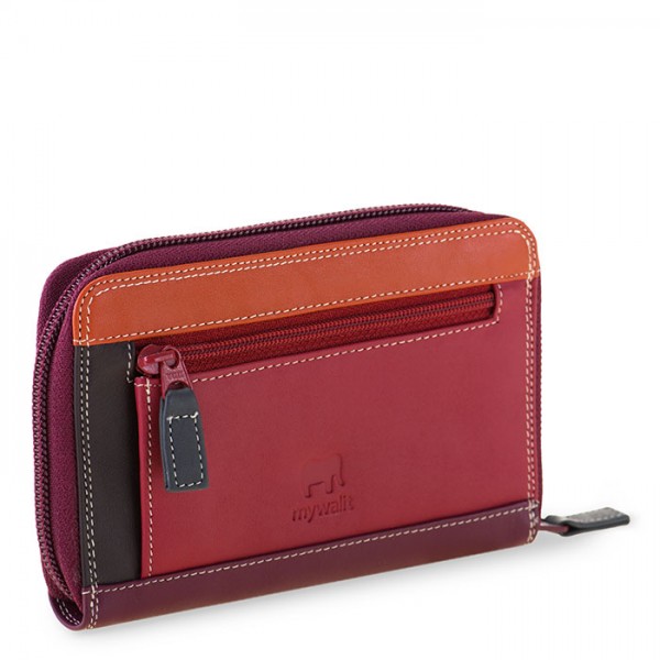 Mywalit Portafoglio Medio in Pelle con Zip Chianti Promozione temporanea
