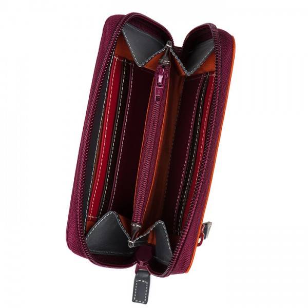 Mywalit Portafoglio Medio in Pelle con Zip Chianti Promozione temporanea