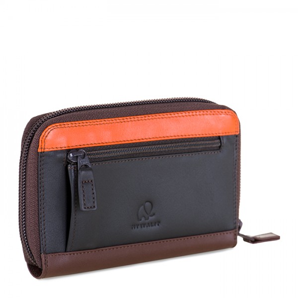 Mywalit Portafoglio Medio in Pelle con Zip Cacao Fino al 50% di sconto