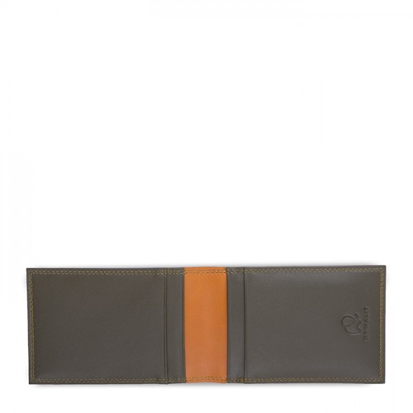 Mywalit Portafoglio da uomo Bi-fold con Portacarte Marrone-Oliva Promozione