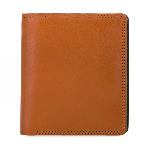 Mywalit Portafoglio da uomo Bi-fold con scomparto estraibile Marrone-Oliva Pezzi Unici