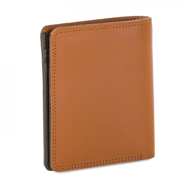 Mywalit Portafoglio da uomo Bi-fold con scomparto estraibile Marrone-Oliva Pezzi Unici
