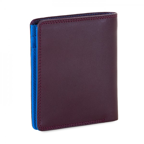 Mywalit Portafoglio da uomo Bi-fold con scomparto estraibile Prugna-Celeste Soddisfazione Garantita