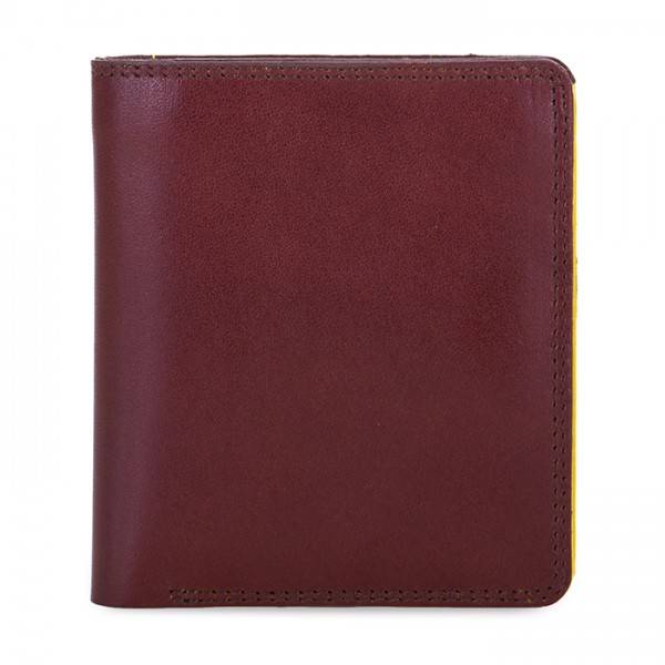 Mywalit Portafoglio da uomo Bi-fold con scomparto estraibile Marrone-Giallo Qualità Garantita