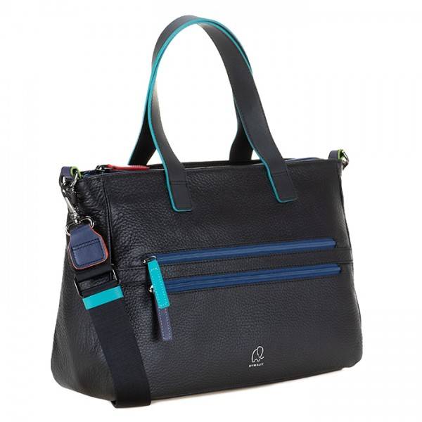Mywalit Borsa con manici Versilia Black Pace Consegna Veloce