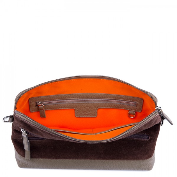 Mywalit Borsa a tracolla Pompei con zip Mink Economico