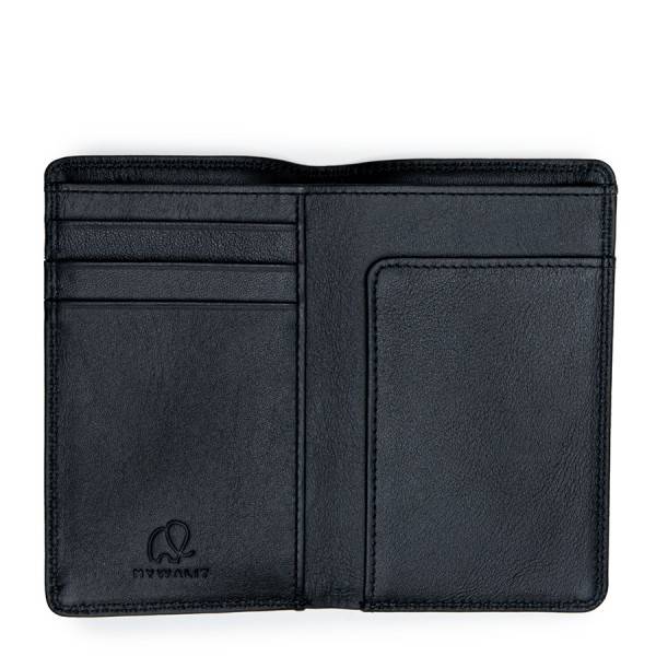 Mywalit Portafoglio da uomo Mini Doppio Scomparto Nero Grande vendita