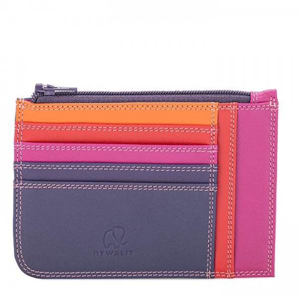 Mywalit Porta carte di credito slim con portamonete Sangria Multi Offerta settimanale