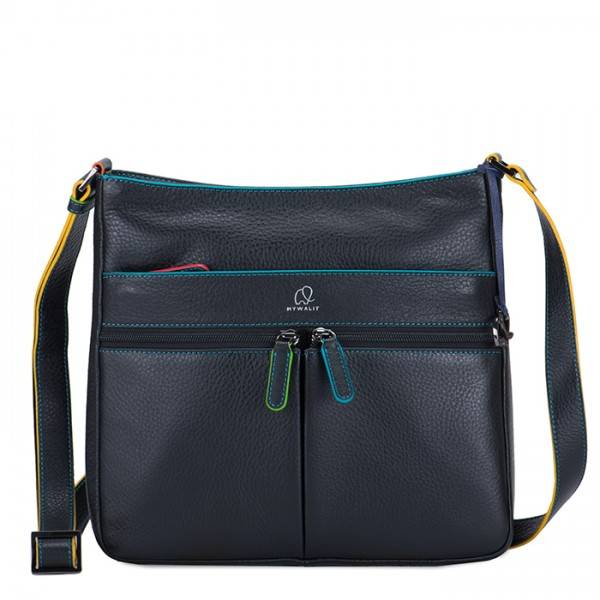 Mywalit Borsa a tracolla Slim Cortona Black Pace Prezzo Ridotto