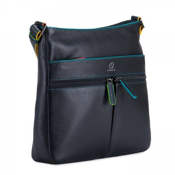 Mywalit Borsa a tracolla Slim Cortona Black Pace Prezzo Ridotto
