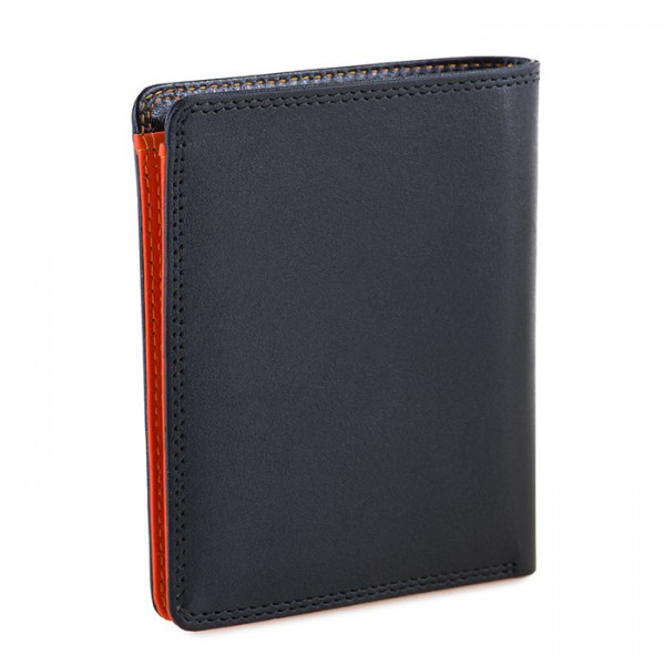 Mywalit Portafoglio standard uomo con tecnologia RFID Nero-Arancione Saldi