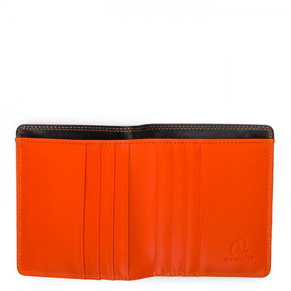 Mywalit Portafoglio standard uomo con tecnologia RFID Nero-Arancione Saldi