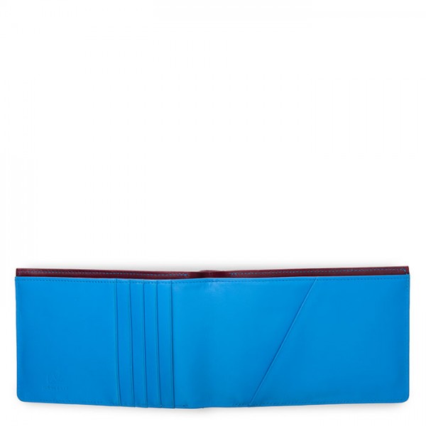Mywalit Portafoglio da viaggio da uomo con tecnologia RFID Prugna-Celeste Saldi Di Fabbrica
