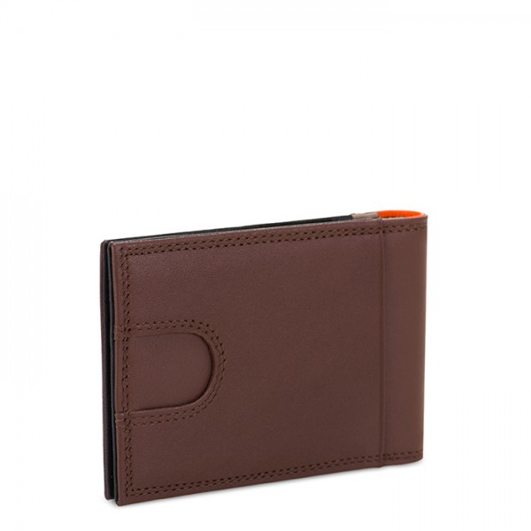 Mywalit Portafoglio da uomo Bi-fold con Portacarte e tecnologia RFID Nappa Cacao Negozio