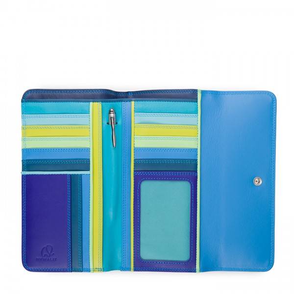 Mywalit Portafoglio a tre ante con zip Seascape Offerta esclusiva
