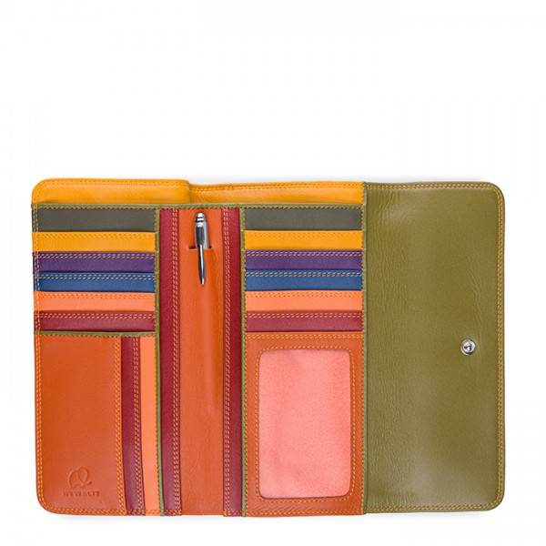 Mywalit Portafoglio a tre ante con zip Lucca Vendita calda