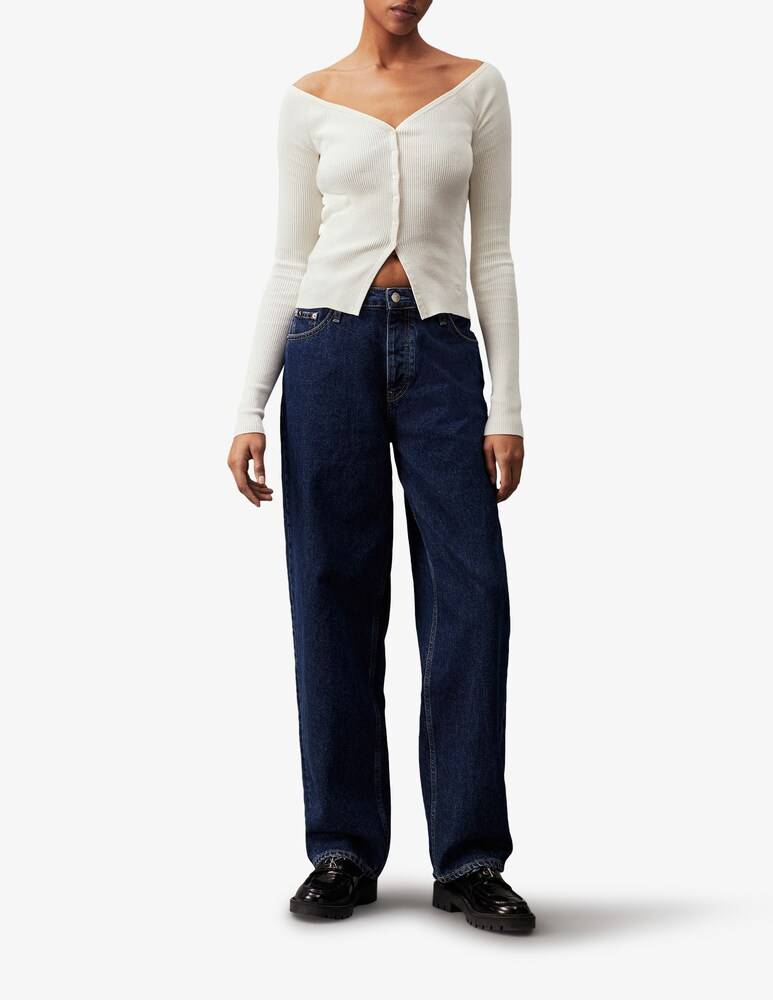 Calvin Klein Jeans Cardigan in misto cotone Hotsell