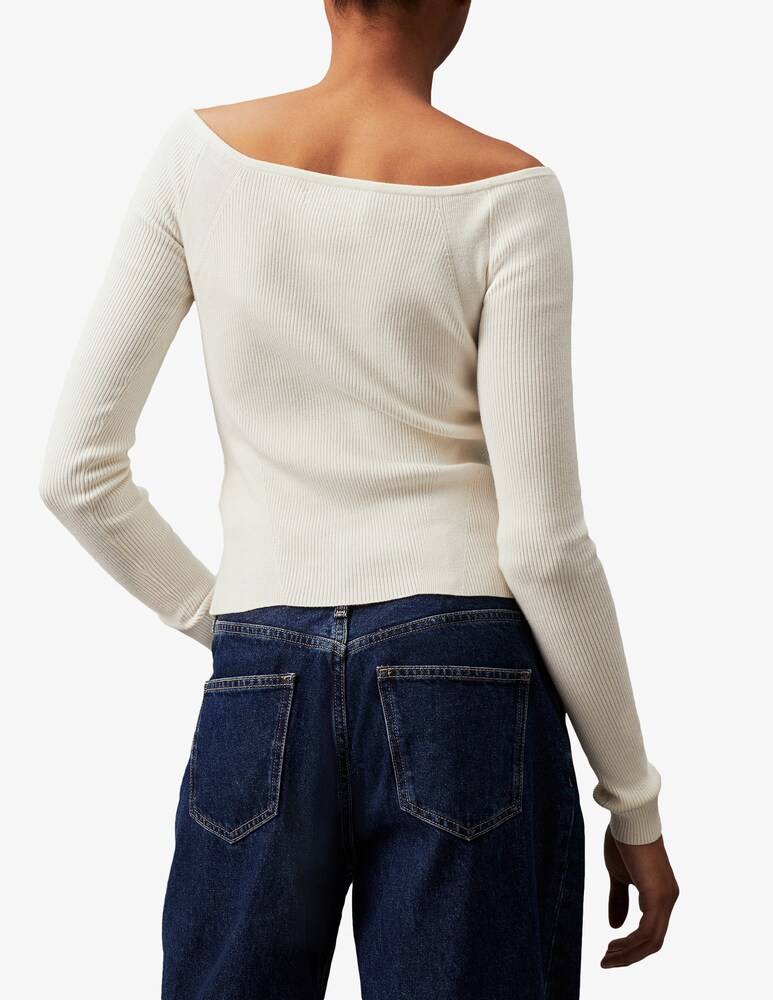 Calvin Klein Jeans Cardigan in misto cotone Hotsell