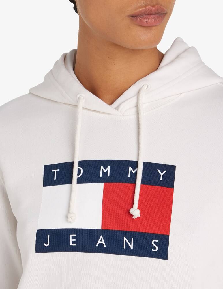 Tommy Jeans Felpa con cappuccio in cotone Vendita Calda