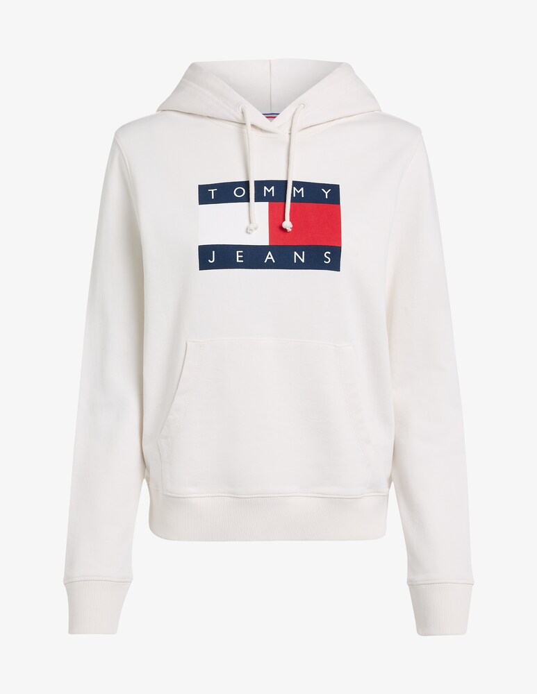 Tommy Jeans Felpa con cappuccio in cotone Vendita Calda