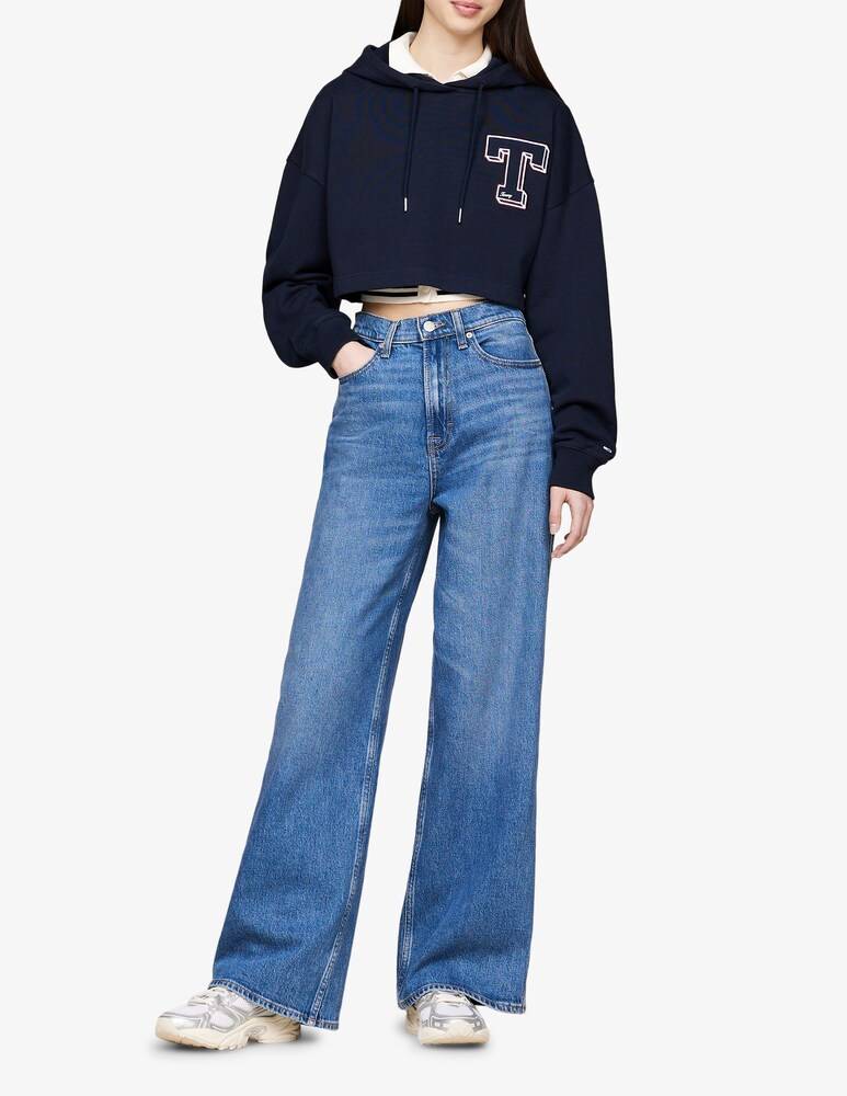 Tommy Jeans Felpa con cappuccio in cotone Vendita Economica