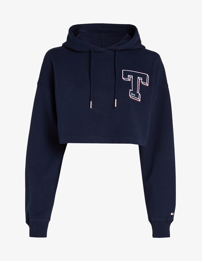 Tommy Jeans Felpa con cappuccio in cotone Vendita Economica
