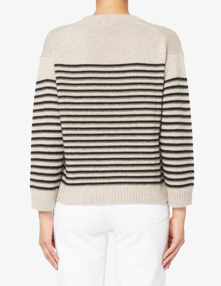 Rinascente Collection Maglione girocollo a riga boxy Consegna Veloce